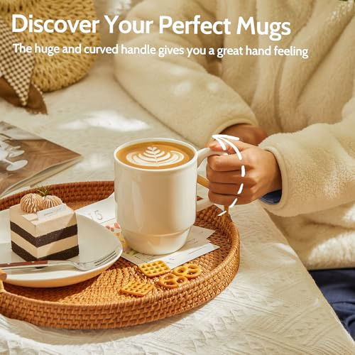 Taza De Café Grande De 21 Oz De Sweese, Juego De 6 Tazas Api