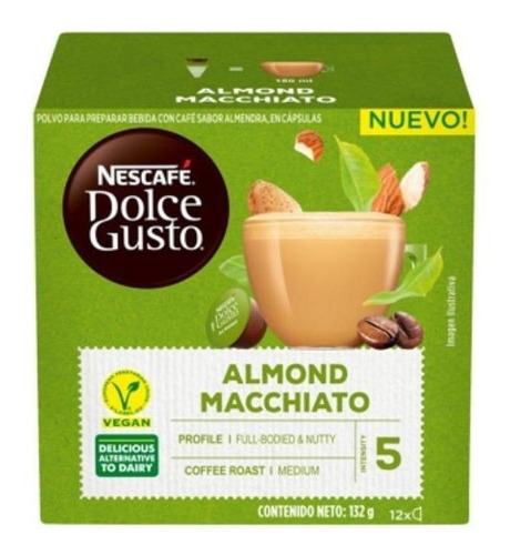 Imagen 1 de 1 de Nescafé Dolce Gusto Latte Almendr - Un - g a $30000