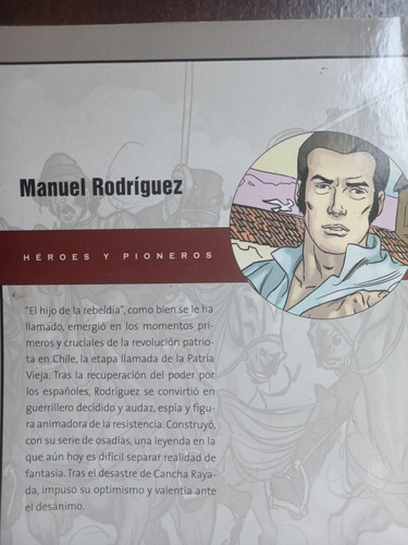Cómic De Manuel Rodriguez,héroe De La Independencia De Chile (Usado)
