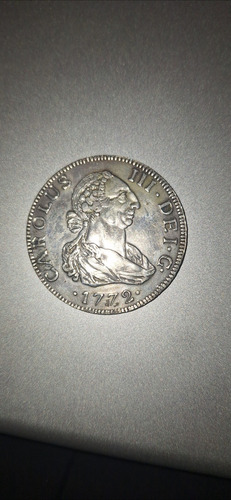 Moneda 8 Reales 1772 Carlos Iii Casa De Moneda Santiago Chil (Usado)