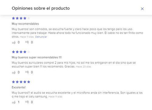 Auriculares Originales Samsung J1 Ace J2 Prime J4 J5 J6 J7