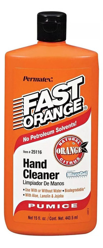 Crema Limpia Manos Fast Orange 443.5ml