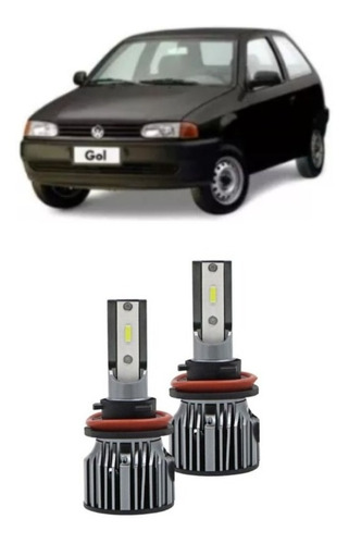 Kit Ultra Led Gol G2 97 98 99 00 01 02 Farol Alto H1