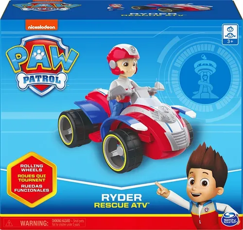 Ryder Patrulla Canina Moto Figura Original Paw Patrol Ryder