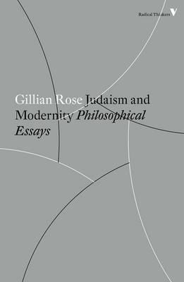 Judaism And Modernity - Gillian Rose (paperback)