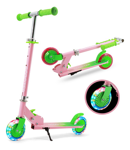 Patinete Devil Skate Ajustable Para Niños Y Adolescentes