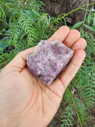 Lepiodita Piedra En Bruto Natural