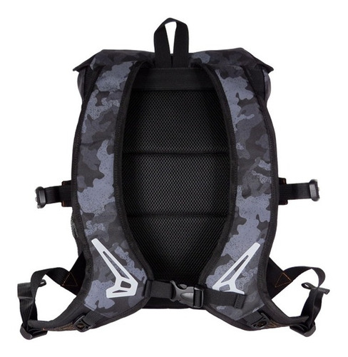 Imagen 4 de 4 de Morral Porta Casco Pigmalion Impermeable Camuflado Gris