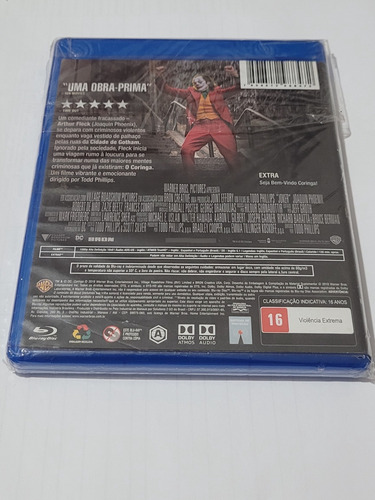 Blu-ray Filme Coringa Dc - 100% Original