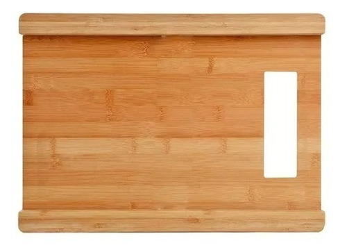 Tabla Para Picar De Madera Acacia Con Bandeja De Acero Wayu