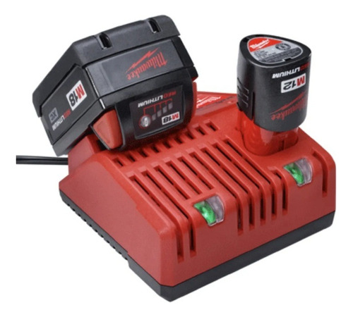 Milwaukee Cargador M18 - M12 220v Multi-voltaje Carga Rápida