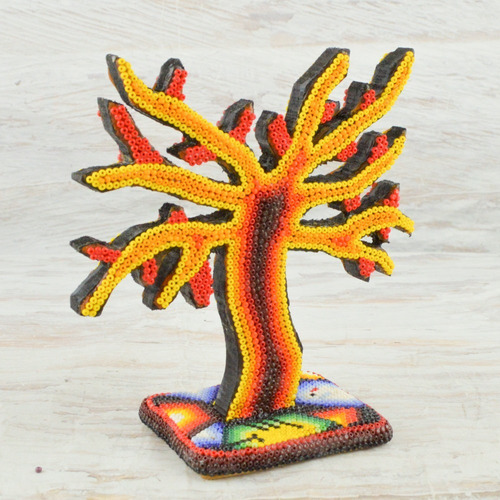 Huichol Madera Arbol Artesania Oaxaca Arte Copal Artesanal