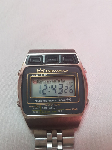 Reloj De Pulsera Vintage Ambassador Melodias Mexicanas