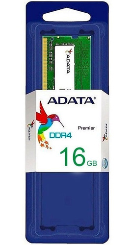 Imagen 1 de 2 de Memoria Ram Adata Para Portatil 16gb 3200mhz