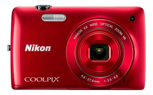  Nikon Coolpix S S4300 compacta color  red