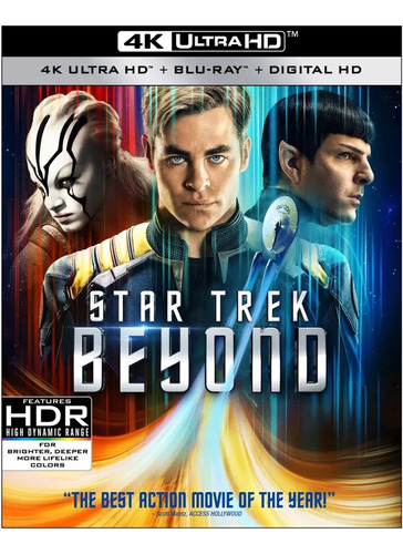 Star Trek: Sin Límites 4k Blu-ray C/slipcover 