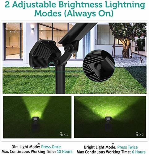 Luces Solares, 10 Focos Solares Led Para Exteriores, Fo...