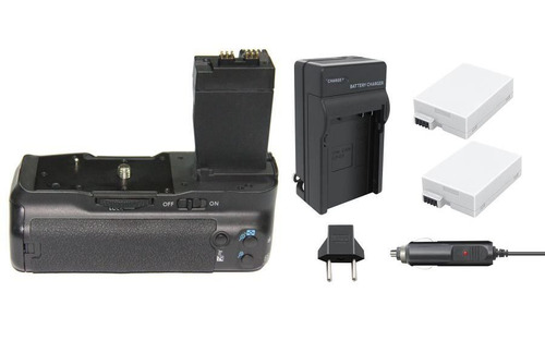 Battery Grip De Bateria P/ Canon T3i 650d + 2 Baterias Lp-e8