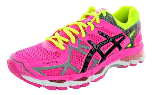 Tenis Asics Kayano 21 Rosa 27 Mex Corredor Voleibol, Gym