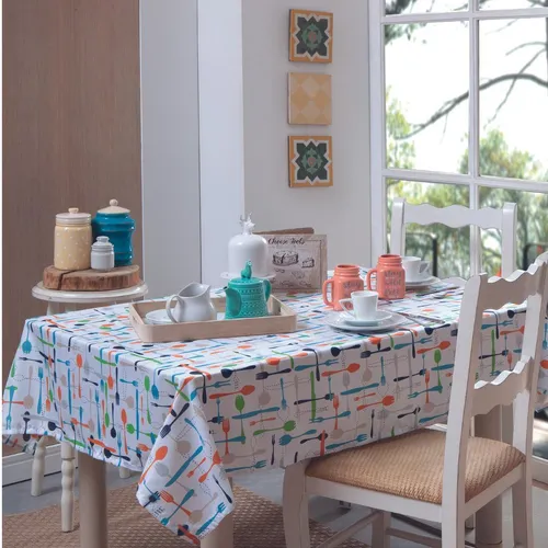 Vajilla rectangular de 6 plazas estampada MercadoLibre