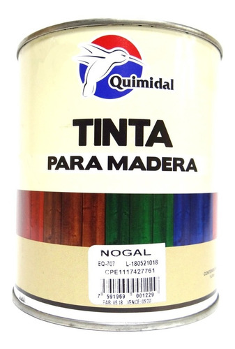 Tinta Para Madera Inkro Quimidal Nogal 1 Litro