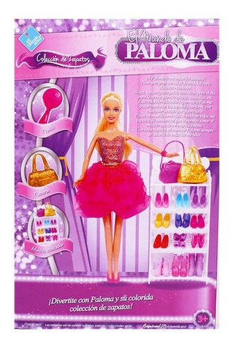 Imagen 4 de 7 de Muñeca Paloma Colección De Zapatos El Mundo De Paloma
