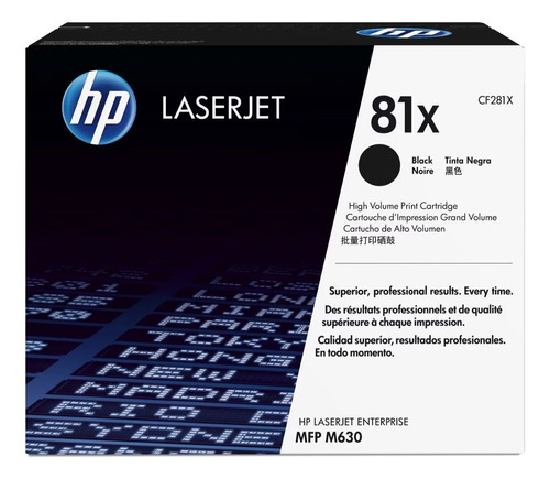 Toner Hp Cf281x Negro Original Laserjet Hp M605 M630 Cuo