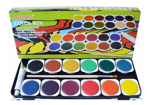 Acuarelas Artmate Color Box X24