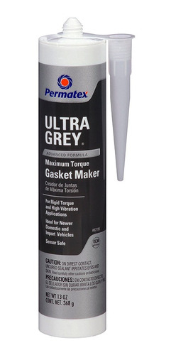 Silicona Alta Temperatura Ultra Grey Permatex (369 Gr)