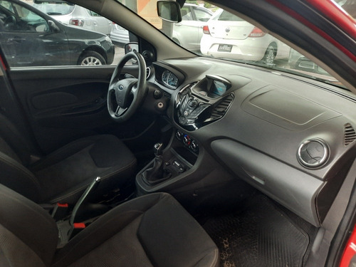Ford Ka 1.5 Sel 4 Puertas Baul Gnc Rojo Cuotas Permuto Aire