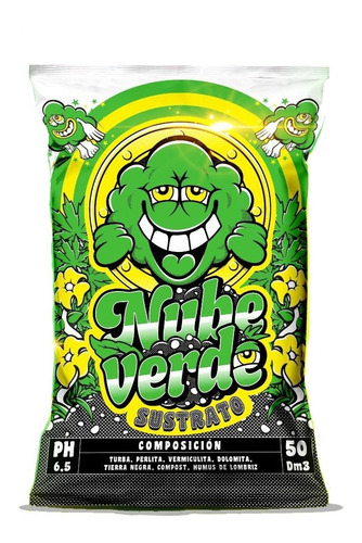 Imagen 1 de 10 de Sustrato Tierra Cultivo Nube Verde 50 Litros Cogoshop