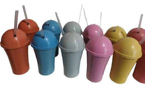 Souvenirs Vasos Milkshake X 10 Todo Personalizado Cn Etiquet