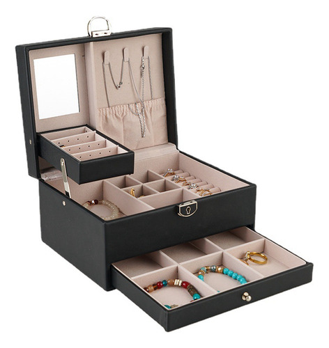 Joyero Pu Drawer Joyero De Gran Capacidad