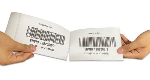 Imagen 7 de 10 de 3 Rollos Etiqueta Térmica 4x6 (102x152 Mm) Rollo 300 Pzs C/u