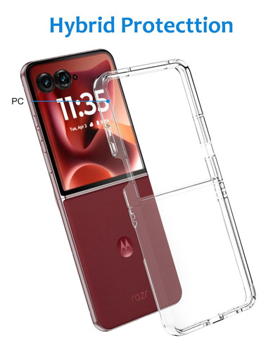 Funda Transparente Premium Para Motorola Razr 60 Ultra Transparente Razr 60 Ultra