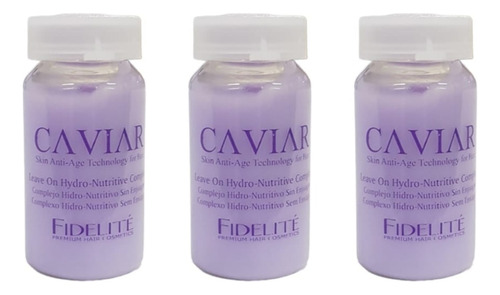 Fidelite Ampollas X 3 Caviar Complejo Hidro-nutritivo 