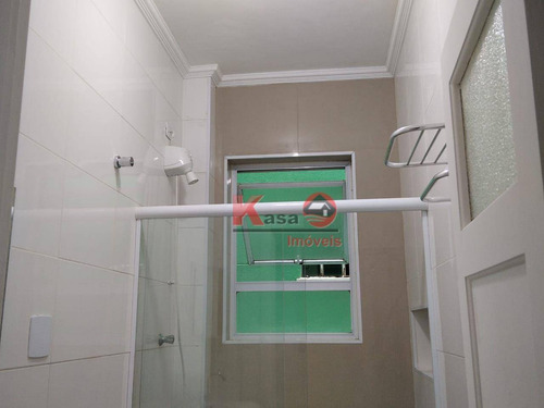 Imagem 9 de 10 de Kitnet À Venda, 28 M² Por R$ 215.000,00 - José Menino - Santos/sp - Kn0388