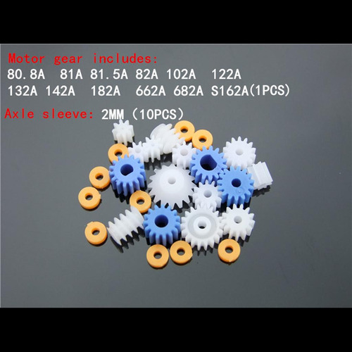 26 Plástico Diy Engranaje Motor Kit Modelo De Robot Para