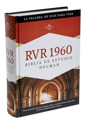 Santa Biblia Holman De Estudio Reina Valera 1960 Tapa Dura