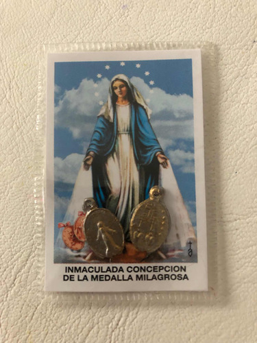 Estampita Medalla Milagrosa