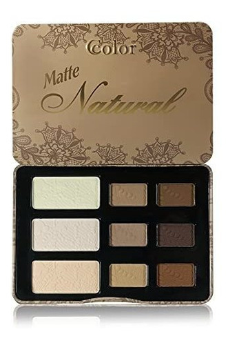 Cosmética Ccolor - Matte Natural, 9 Colores Sombra De Tl5yp