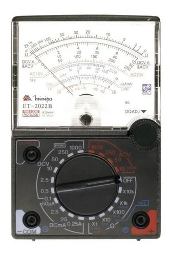 Multímetro Analógico Minipa Et-2022b - 20k Ohms/vcc - Hfe Db