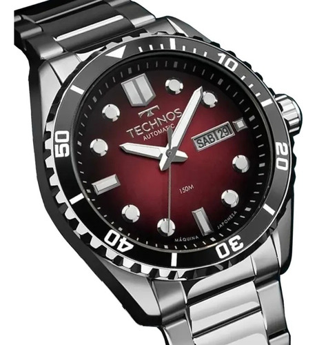 Relógio Technos Masculino Automático Diver Acqua Lançamento