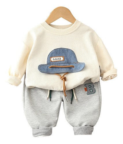 Conjunto De Pantalones Con Capucha De Algodón Para Niños, Pr