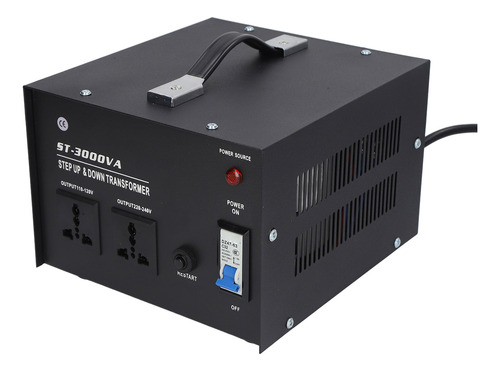 Transformador De Voltaje 3000 W Ac 110 V A 220 V, Elevador D