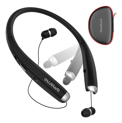 Amorno Auriculares Bluetooth Plegables, Auriculares Deportiv