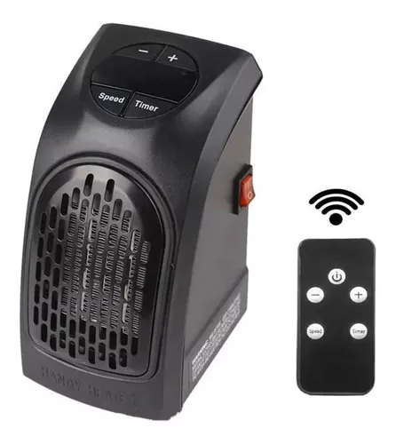 Uruventas online - Calefactor De Pared Electrico Estufa Caloventilador  CALEFACTOR PORTATIL DE PARED SIN CABLES Potente calentador enchufable de  400W Pantalla DIGITAL: el calentador enchufable cuenta con una pantalla  digital que le