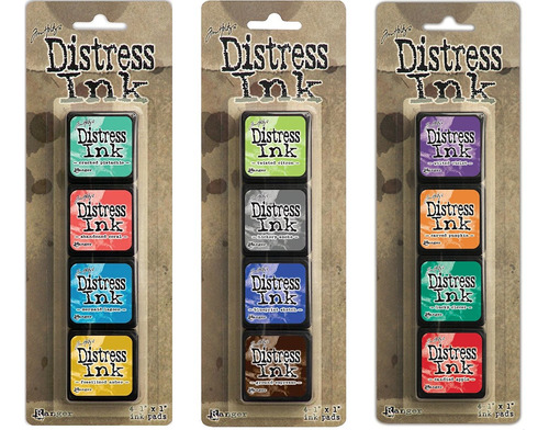 Ranger Tim Holtz Distress - Kit De Mini Almohadillas De Tint