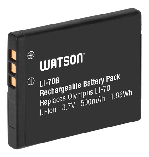 Watson Li-70b Lithium-ion Battery Pack (3.7v, 500mah)