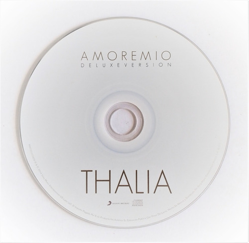 Thalia Cd Amore Mio Deluxe Version (Usado)